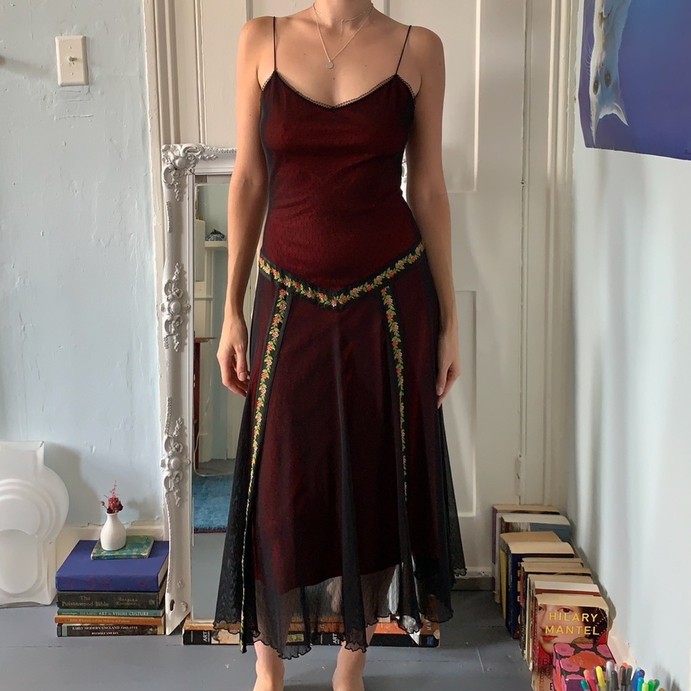 90s/Y2K vintage Betsey Johnson Evening Dress